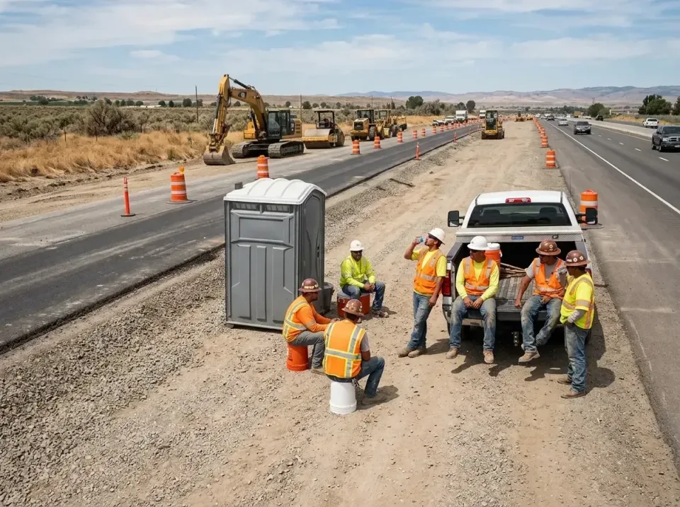 highway-road-construction-crew-007 — frequently asked questions, Porta Potty and Restroom Rentals in Goshen, CA